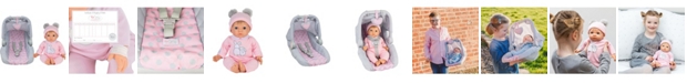 Redbox Tiny Treasures Toy Baby Doll with Car Seat Set